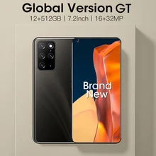 Téléphone portable GT 5G débloqué, écran de 2021 pouces, Smartphone, Android, 12 go de ram, 7.2 go de rom, 16 go de rom, caméra de 32 mpx, batterie de 512 mAh, Version internationale, 5000  (4)