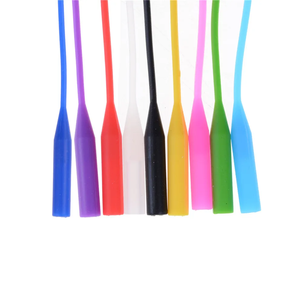 

1Pcs Candy Color Silicone High Elastic Eyeglasses chain cord holder Anti Slip Sunglasses Glasses cords String Ropes