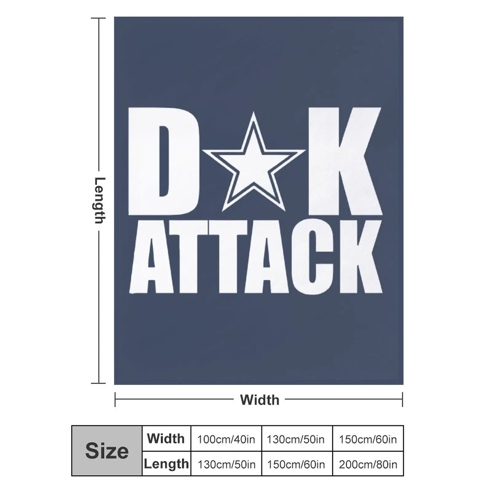 

Blanket 4 Dak Prescott Ultra Soft Micro Fleece Cozy Lightweight Microfiber Flannel All Season Living Room Bedroom Vertical