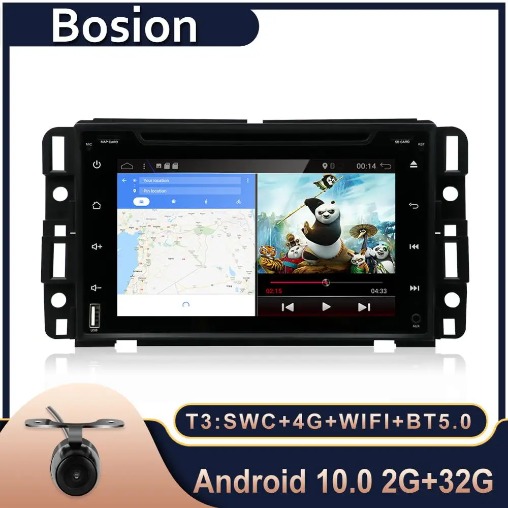 Android 10 0 четырехъядерный автомобильный DVD GPS для GMC Yukon /Tahoe/82/Chevrolet Tahoe/Buick