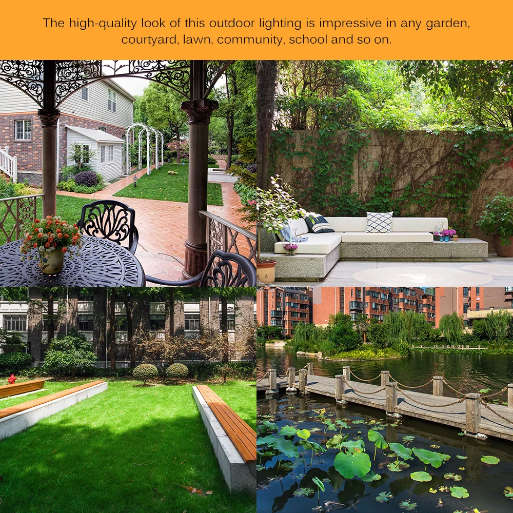 Садовый светильник светодиодный водонепроницаемый|Садовые ловцы солнца| |