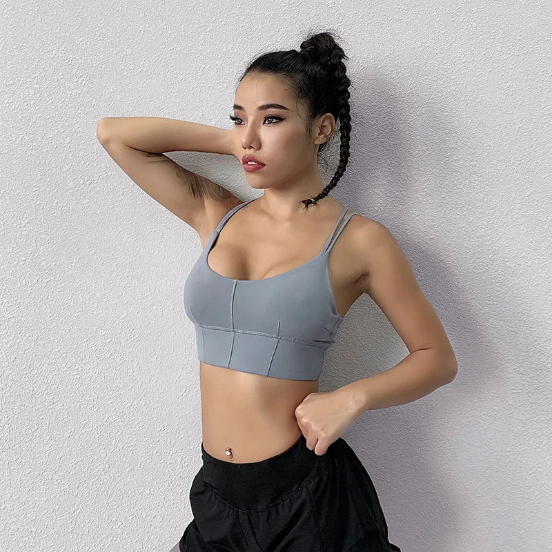 

Fitness Sports Bra Gril Running Yoga Bra Push Up Sport Bra Top Athletic Vest Sports Top Padded Brassiere