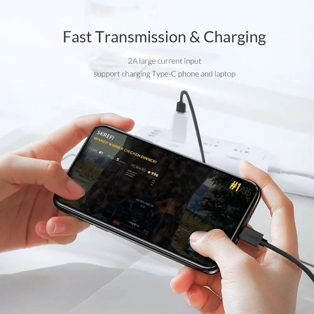 зарядный кабель orico usb c для huawei xiaomi каб