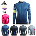 Велосипедная трикотажная футболка с длинным рукавом, для мужчин