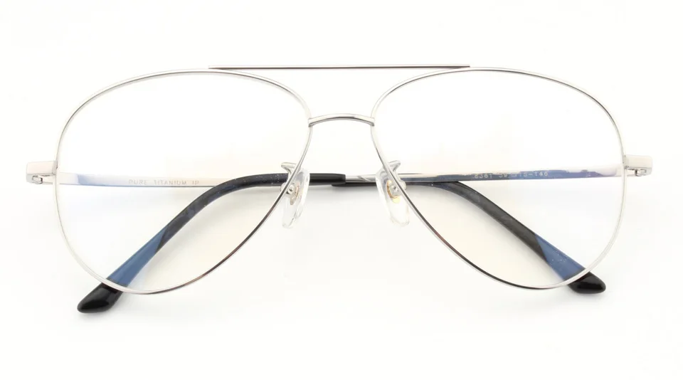 Pure Titanium Prescription Frame Pilot Men Oversize Eye Glasses Frame Optical Myopia Eyeglasses High-quality Frame for Women