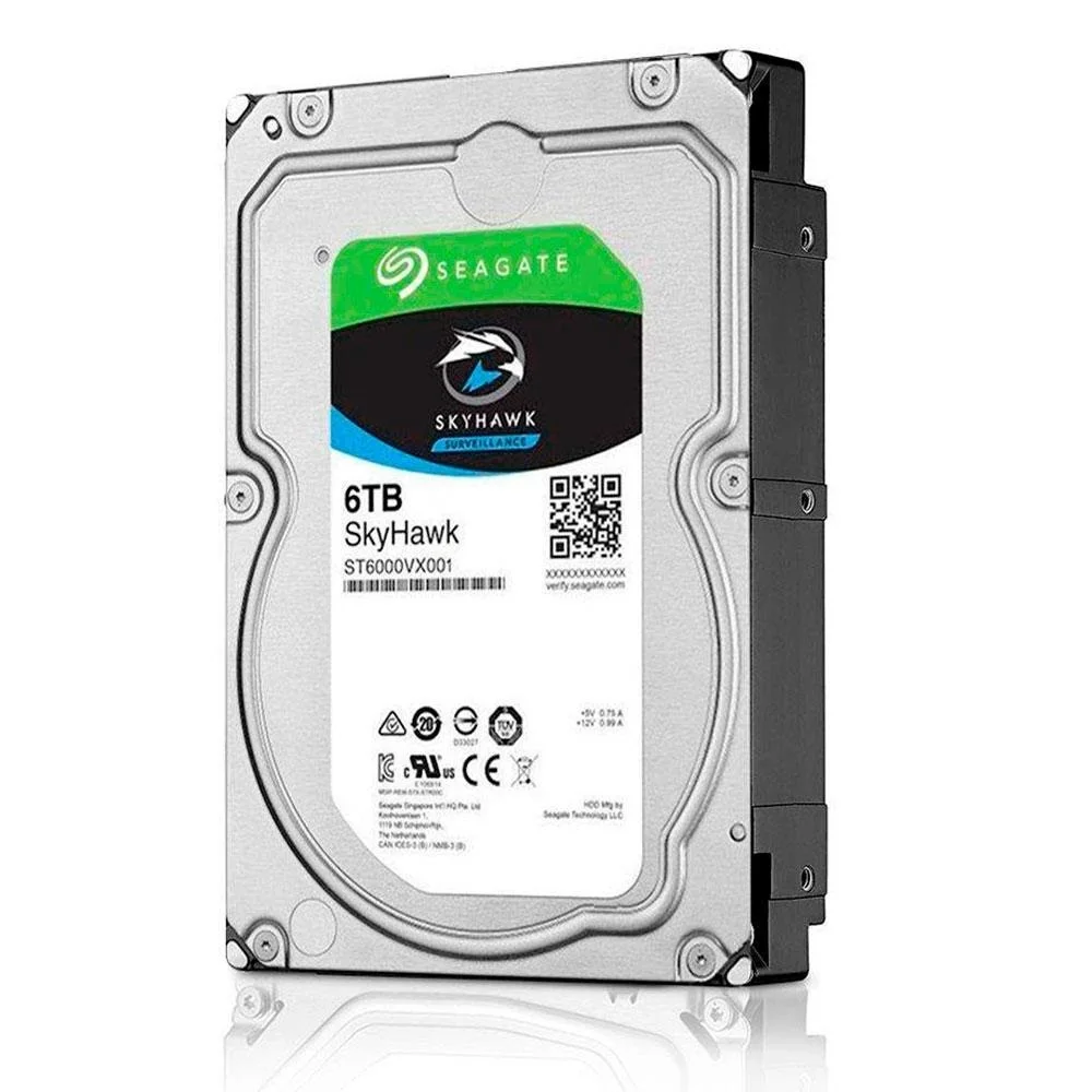 Новый внутренний жесткий диск SEAGATE Skyhawk 6 ТБ HDD для наблюдения 3 5 дюйма Кэш-память