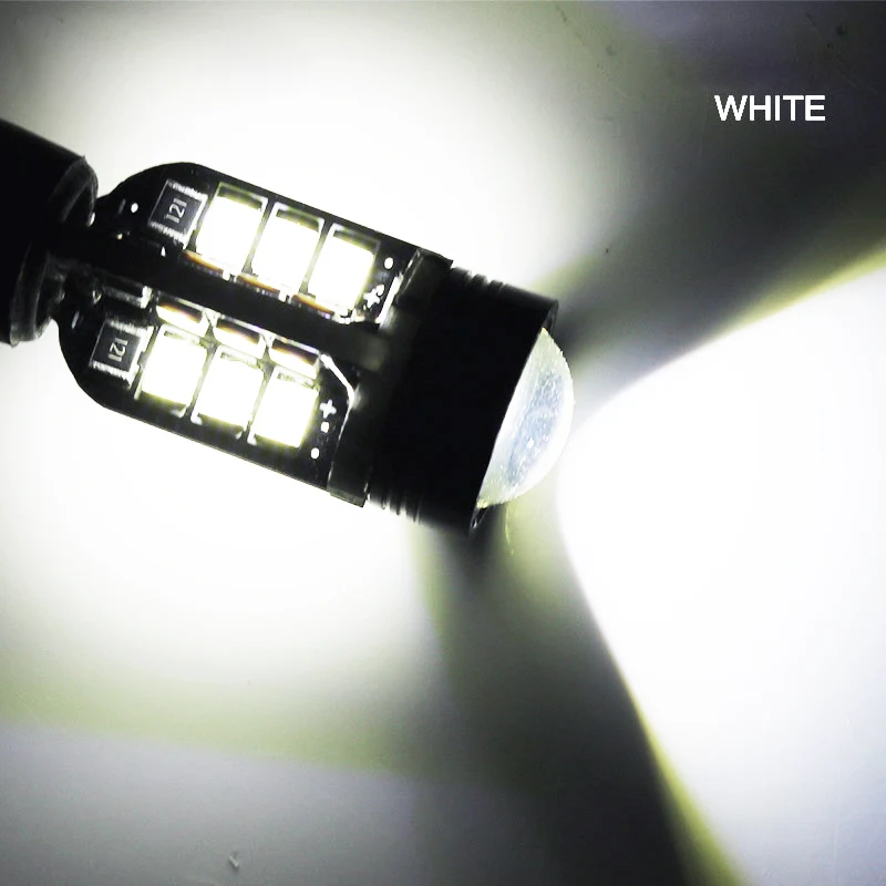 4 шт. супер белый светодиод T15 921 W16W Canbus клиновидный свет 24-SMD 2835 светодиодные