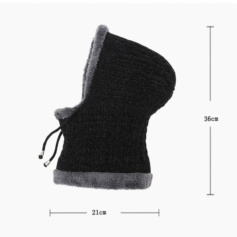 

Winter Sports Cap Cycling Headwear Thermal Fleece Hats Scarf Warmer Men Women Windproof Running Skiing Bike Caps