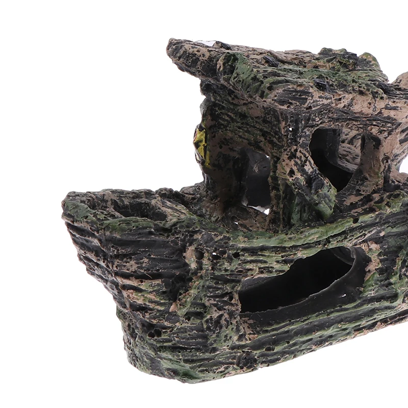 

Aquarium Resin Boat Ornament Aquarium Pirate Fish Tank Boat Artificial Ornament Fish Tank Decorative Home Accessories
