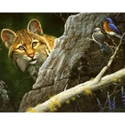 DIY 5D полная Алмазная картина лес животное тигр вышивка крестом Алмазная вышивка Стразы мозаика украшение дома ZWQ