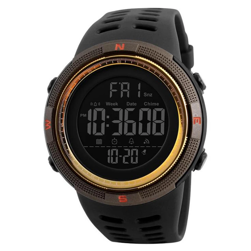 

Time Beauty Men's Chronograph Digital Watch Outdoor Sports Student Hot Sale Waterproof Luminous Sports Watch