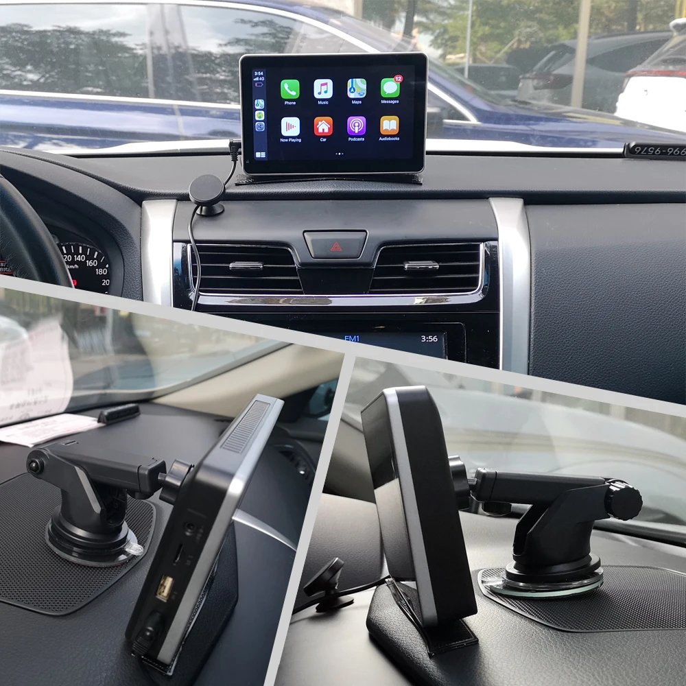 7-дюймовая Автомобильная портативная беспроводная Проводная мультимедийная