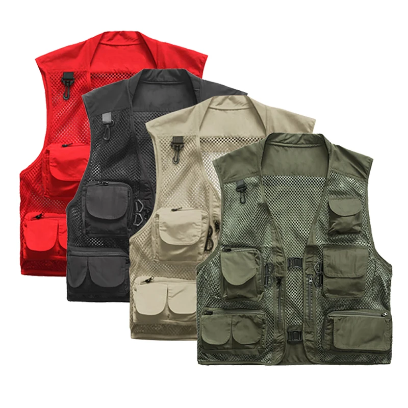 

Ultralight Fly Men Fishing Vest Quick-Drying Mesh Waistcoat Tactical Military Camping Vest Outdoor Waistcoats with Multi Pocket