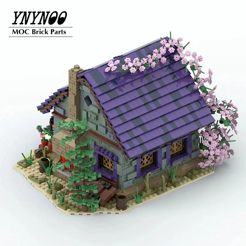Новый 2371 шт. лес летний домик высокотехнологичных вилла MOC 57928 конструкторных