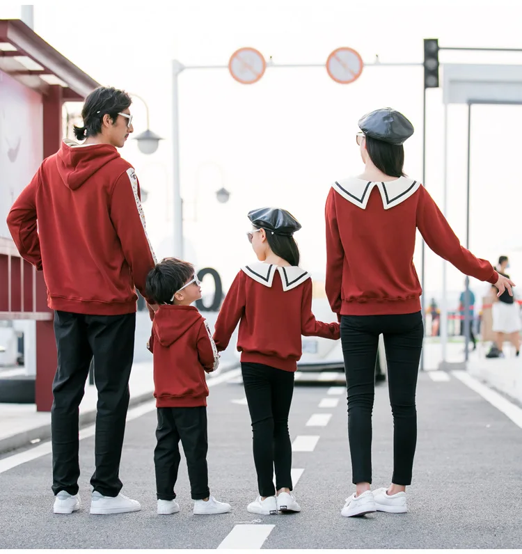 Su&eacute;ter con estampado de dibujos animados para padres e hijos, su&eacute;ter de Oto&ntilde;o/Invierno, novedad de 2021, env&iacute;o gratis-1