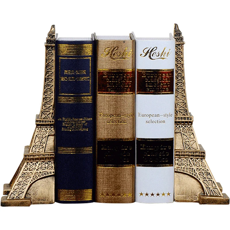 

Европейская башня, книжный конец, домашний декор, креативные поделки из смолы, книжная полка, книжные принадлежности, украшение для офиса, а...