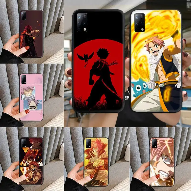 

Fairy Tail Natsu Dragneel Phone Case for Samsung S6 S7 S8 S9 S10 edge plus S10 5G S20 S21 S30ultrs 5G Fundas Cover