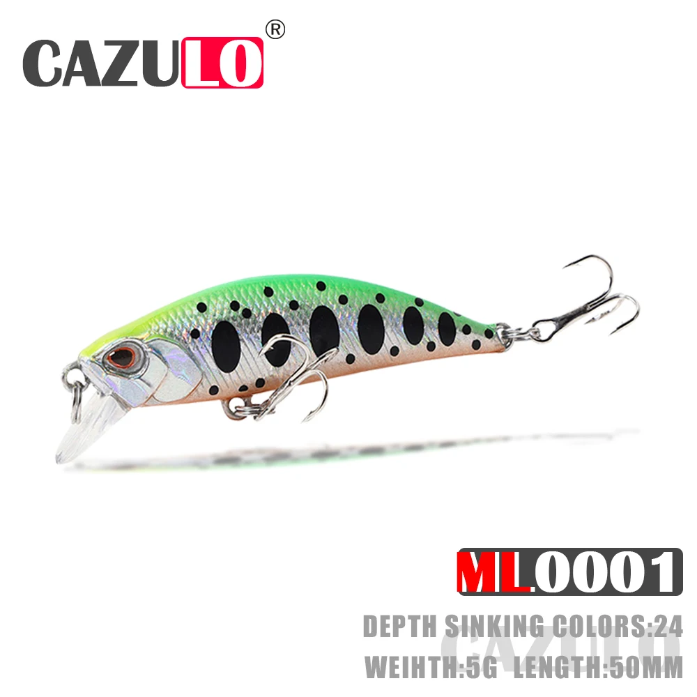 

Minnow Fishing Accessories Lure Weights 5g 5cm Isca Artificial Sinking Equipment Baits Trolling Pesca Wobblers Pike Goods Leurre