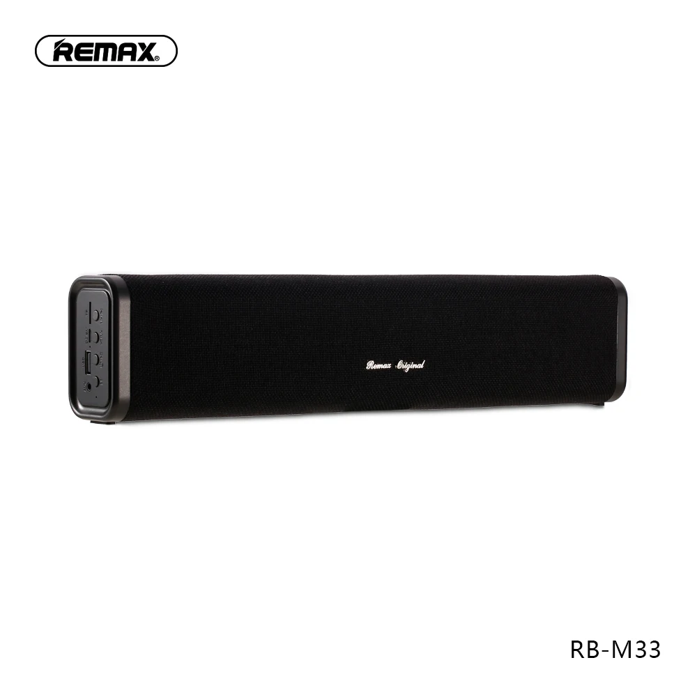 REMAX RB-M33 ткань Bluetooth, колонка Bluetooth 5,0 TWS стерео Открытый Настольный сабвуфер для Xiaomi huawei iPhone Vivo ноутбук