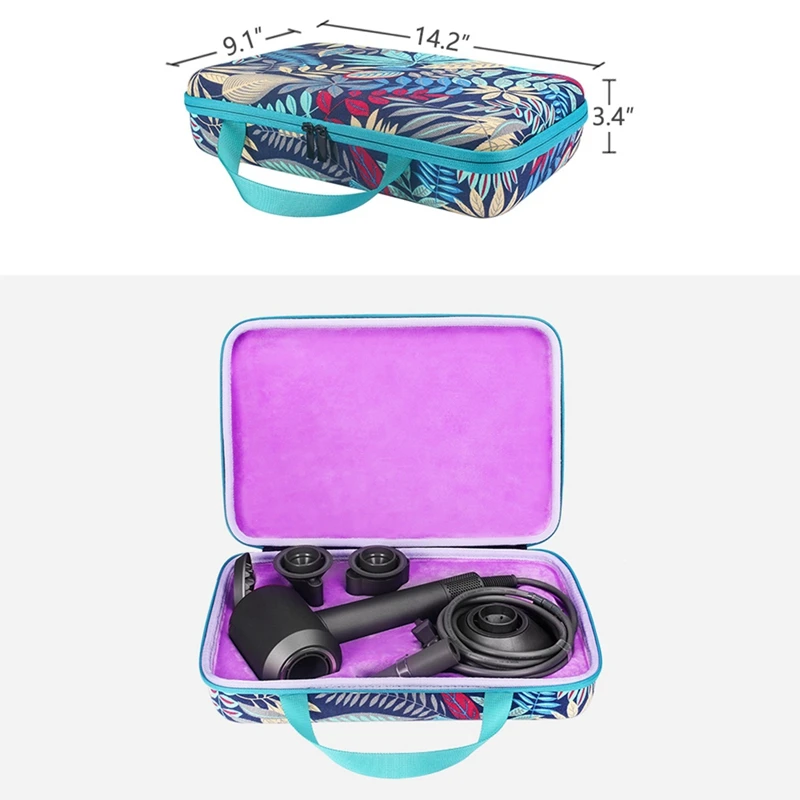 

Hard EVA Travel Carry Case Cover Storage Bag with Electric Garment Steamer Iron EU Plug