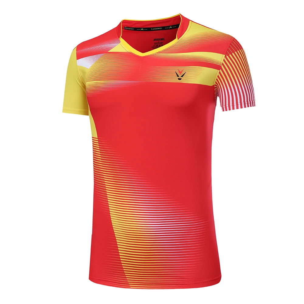 Men Boys Tennis T Shirts,Quick Dry badminton women jersey,table tennis shirts Kits , tenis de mesa ropa ,ropa tenis hombre 3867