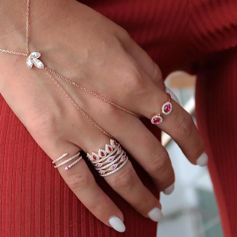 Женское Обручальное кольцо с короной и фианитом|Кольца| |