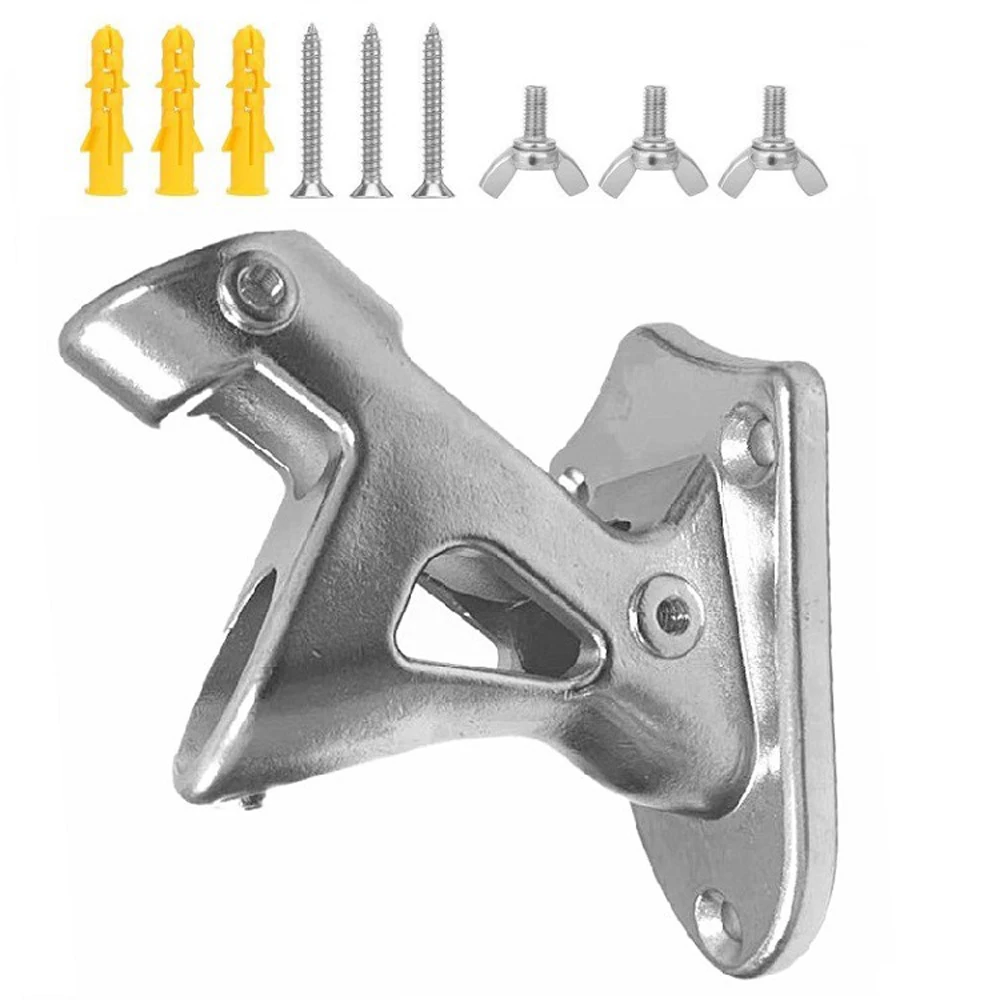 Тяжелая основа для флагштока из нержавеющей стали уличная настенный кронштейн