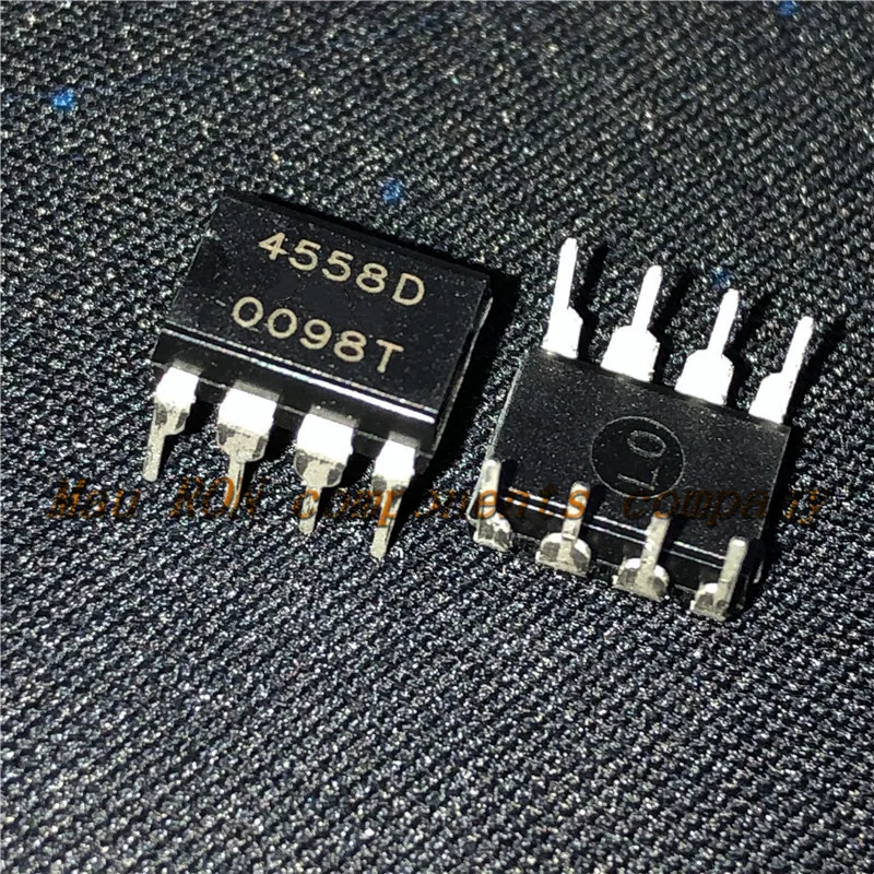 Усилитель двойной, 20 шт./лот, NJM4558D DIP8 NJM4558 DIP-8 JRC4558D JRC4558, Новый оригинал, в наличии