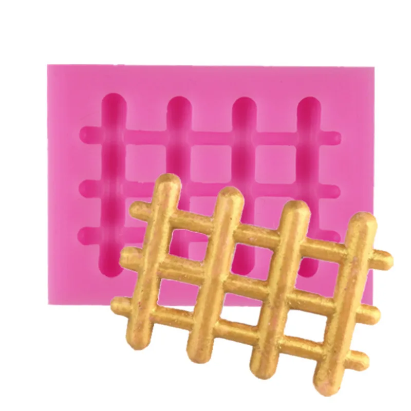 Решетчатая Заборная форма для украшения торта силиконовая выпечки сделай сам