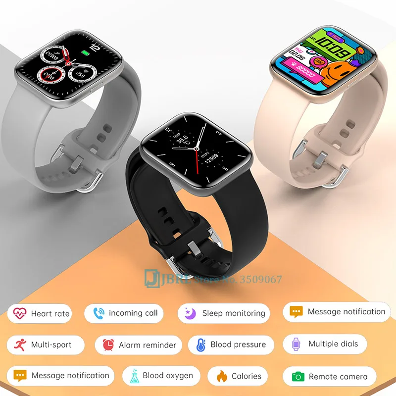 

2021 Smart Watch Women Men Full Touch Smartwatch Fitness Tracker Sports Waterproof LED Digital Electronics Clock for Android IOS