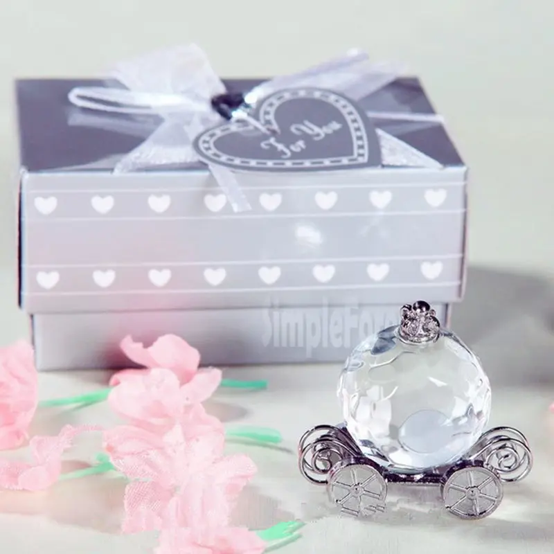 30 шт./лот свадебные подарки для гостей Хрустальный подарок Золушки тыквы тренера