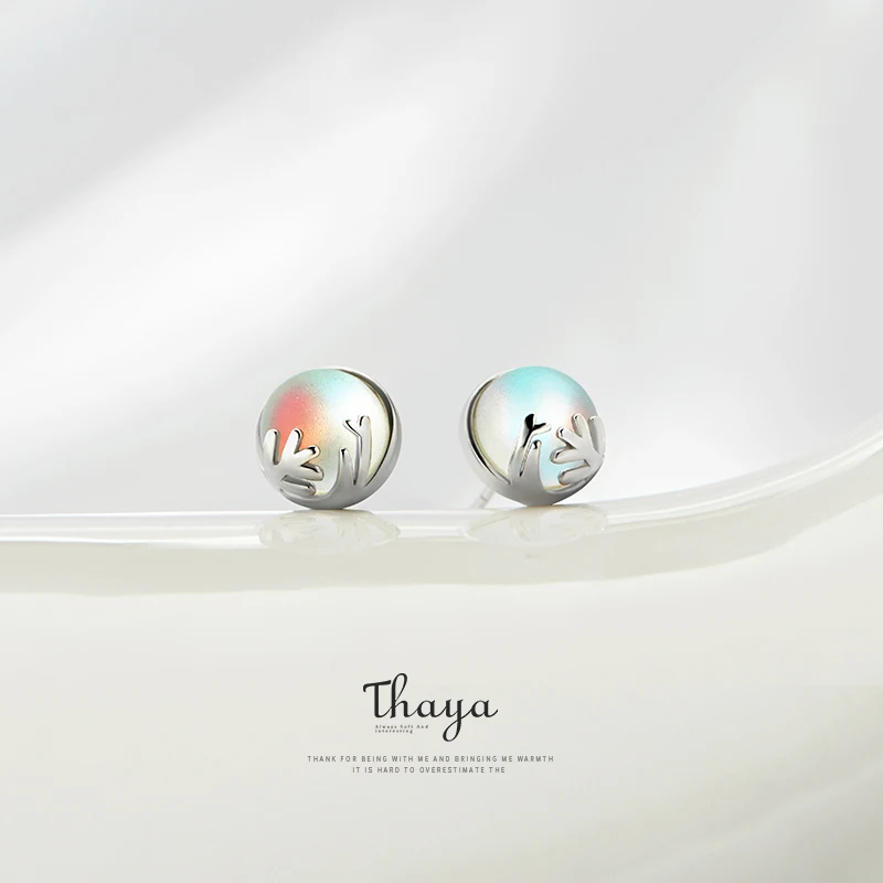 

Thaya 925 Silver Aurora Forest Earring Earrings Original Design Jewelry for Women Elegant Gift