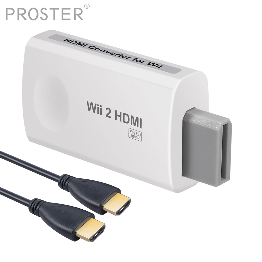 Адаптер преобразователь для wii to hdmi 720p 1080p HD HDTV с 3 5 мм аудиоконвертером|Кабели VGA| |