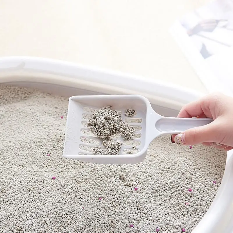 

Cheapest Plastic cat litter scoop portable cat cleaning shovel Dog Pet Poop waste Scooper Easy to Clean LX8009