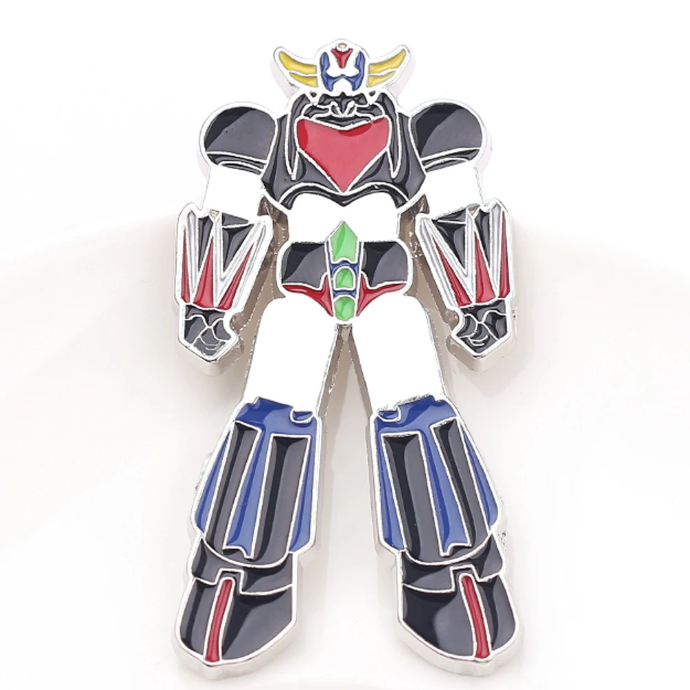 Goldorak JFO НЛО робот грендар аниме металлический сплав цинка Эмаль булавки и броши для женщин мужчин лацкан булавка рюкзак сумки подарки