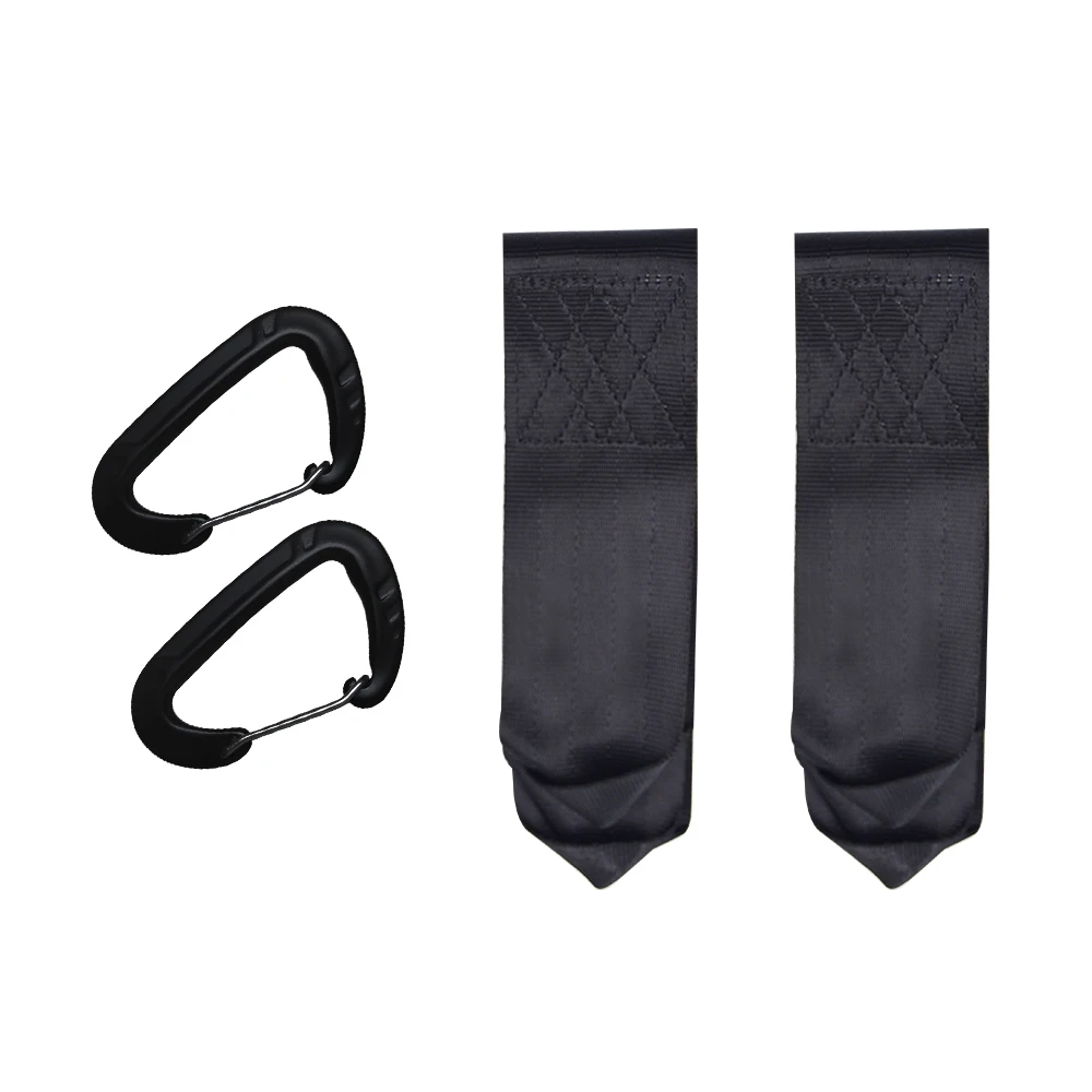 

One Pair Tree Swing Hanging Kit Hammock Straps Rope Carabiner 350 KG Load Capacity OutDoor Camping Hiking Hammock Hanging Belt