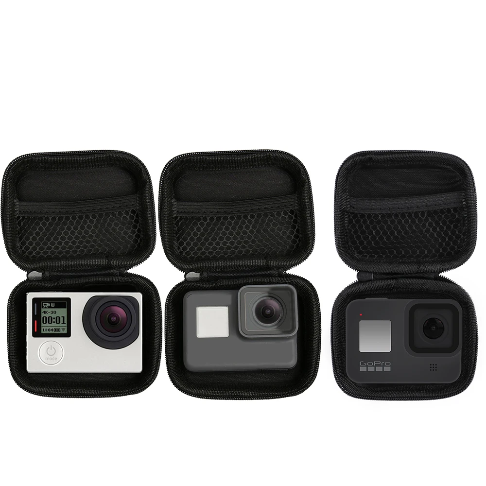 

Portable Small Size Waterproof Camera Bag Case for Xiaomi Yi 4K Mini Box Collection for GoPro Hero 8 7 6 5 4 Sjcam Accessories