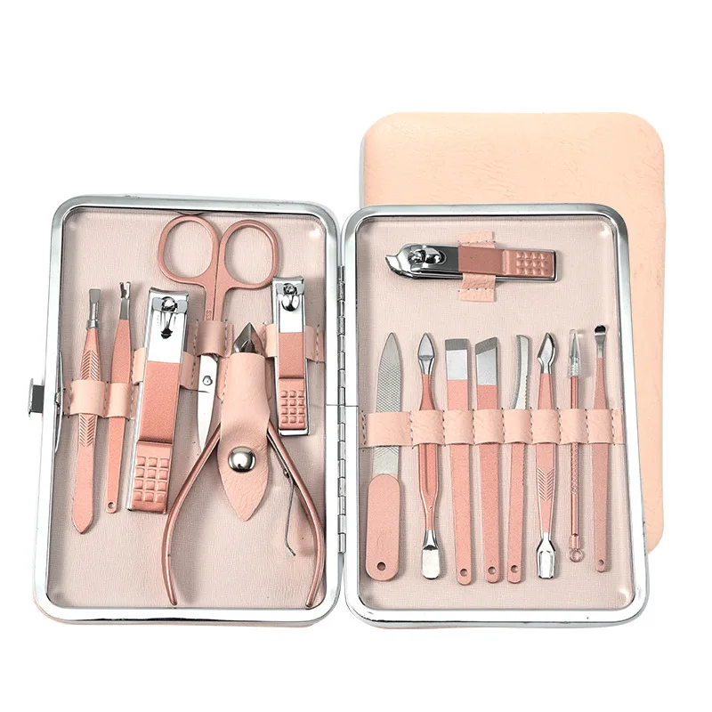 

Rose Gold 15-Piece Set Stainless Steel Nail Clippers Nail Beauty Tool Set Beauty Set Nail Clippers Set Nail Clippers