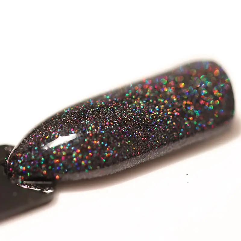 1 коробка блестящие черные лазерные блестки для дизайна ногтей|Блестки ногтей| |