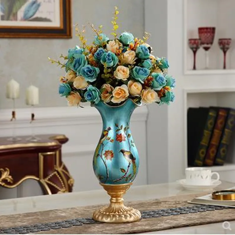Красивая свадебная Рождественская ваза украшение для дома модный простой цветок