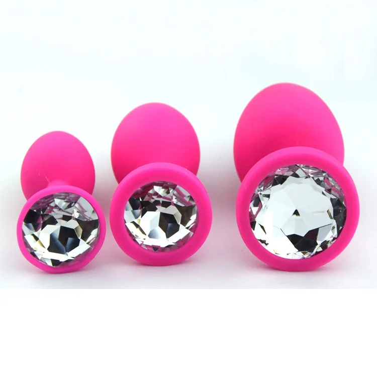 Медицинская силиконовая Анальная пробка маленький большой расширитель