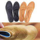4D из флока пены памяти ортопедические стельки арки Поддержка ортопедические стельки для обуви с плоским дном, забота о ногах, подошва обуви ортопедические подушки