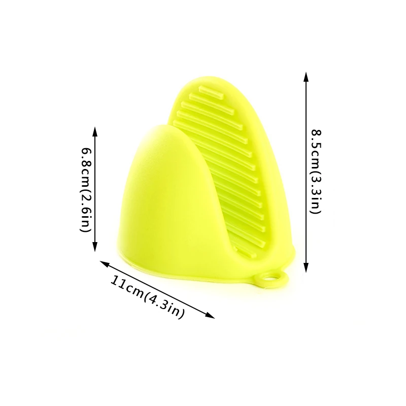 

2Pcs Silicone Gloves Oven Mitts Heat Insulated Microwave Non-slip Gripper Pot Holder Kitchen Gadgets Cooking Baking Tools