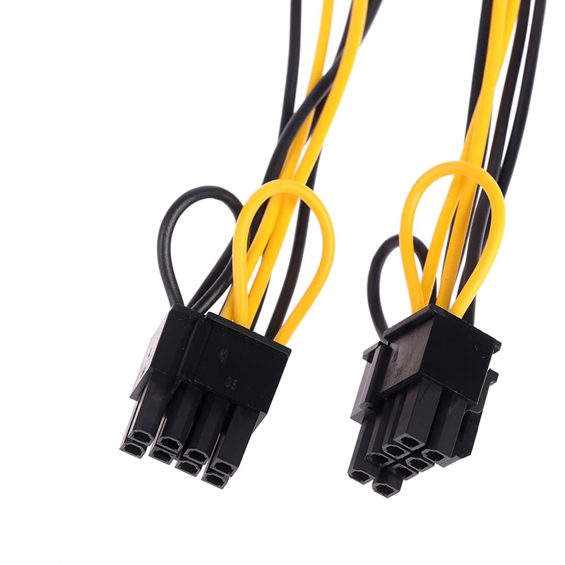 

PCI-Express PCIE 8 Pin to Dual 8 (6+2) Pin VGA Graphic Video Card Adapter Cable