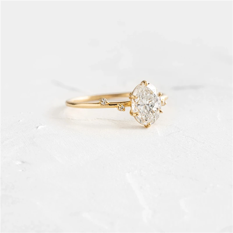 

Ring For Women Mini Crystal Cubic S925 Silver Wholesale Fine Jewelry Dainty 2021 Zirconia Superfine Finger Ring Gold Color Ring