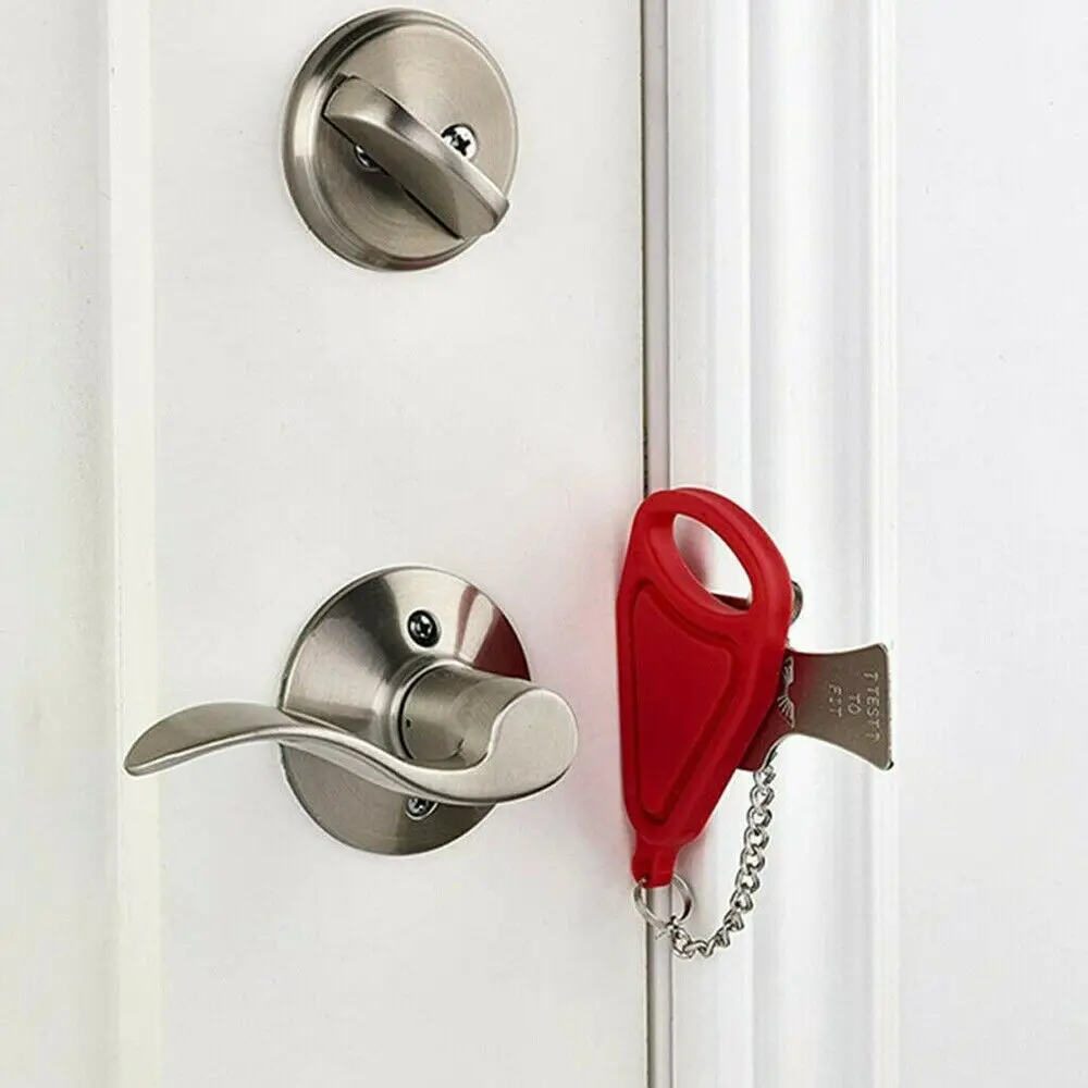 Creative Portable Home Door Locks Self-defence Anti-theft Compatible Addalock Easy To Install Use HG14212 | Обустройство дома
