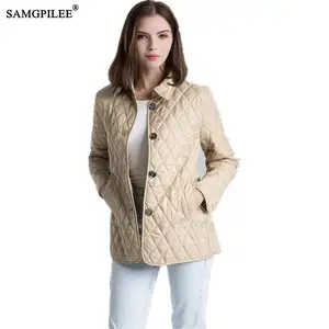 Winter Jacket Women Fashion Warm Thick Solid Short Style Cotton padded Parkas Coat Turn Down Collar 