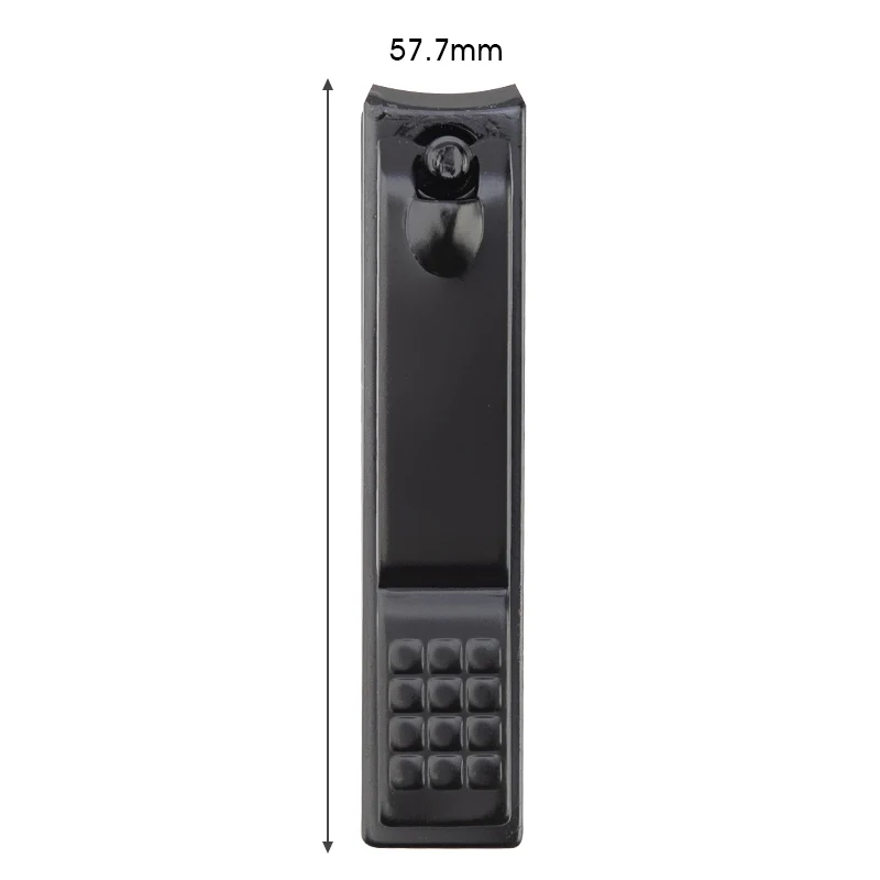 black 5.8cm Черные ножницы для ногтей из нержавеющей стали, триммер для ногтей, кусачки для кутикулы высокого качества, кусачки для пальцев ног, кусачки для ногтей, инструмент для ногтей - Цвет: black 5.8cm
