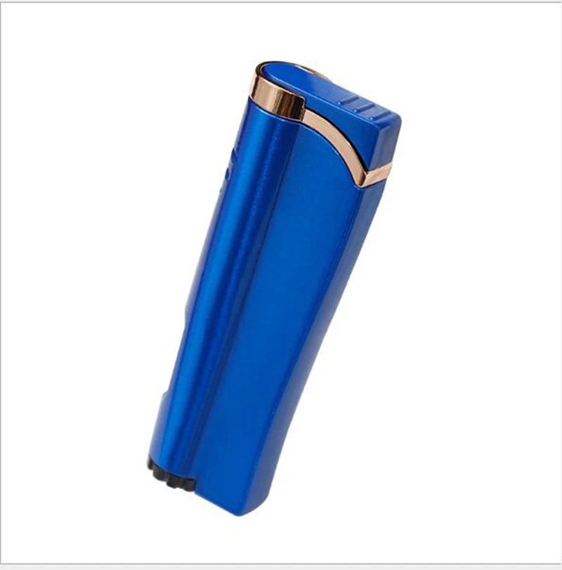 Креативная газовая надувная ветрозащитная Зажигалка прямая струйная пламя