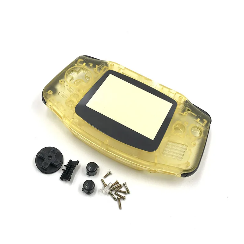 Чехол для корпуса+ Защитная пленка для объектива+ наклейка для Gameboy Advance Игровая приставка GBA